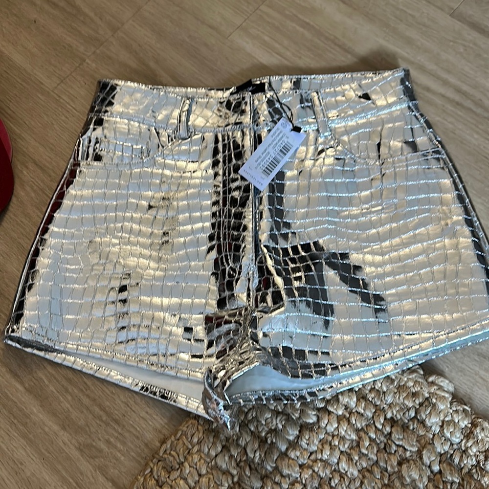 Nastygal metallic hotpants